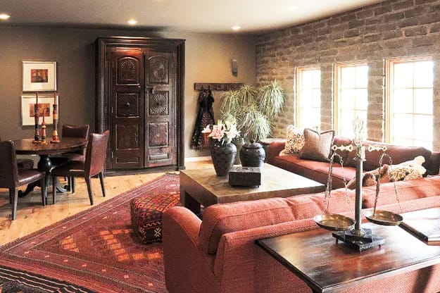 warm design ideas orange color