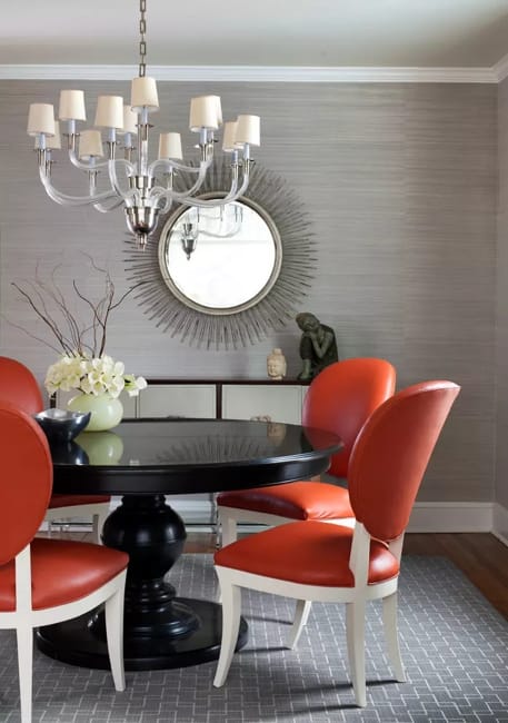 warm design ideas orange color