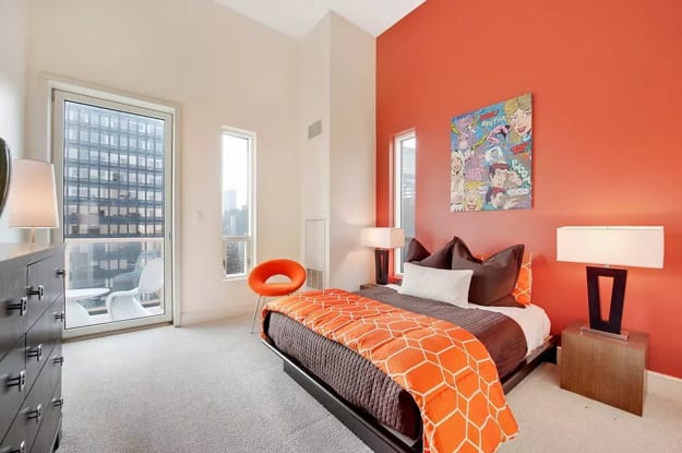 warm design ideas orange color