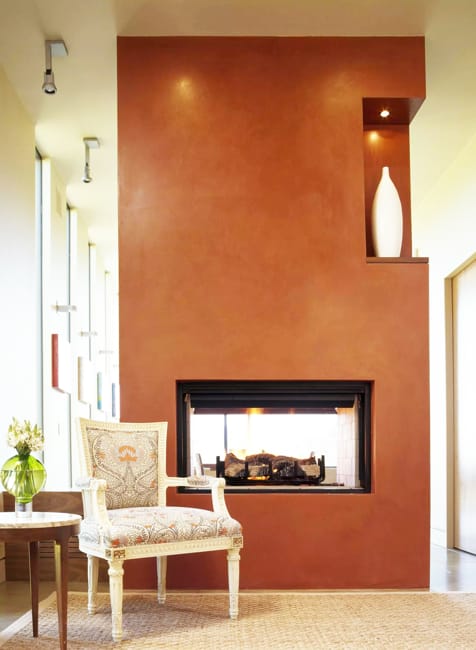 warm design ideas orange color