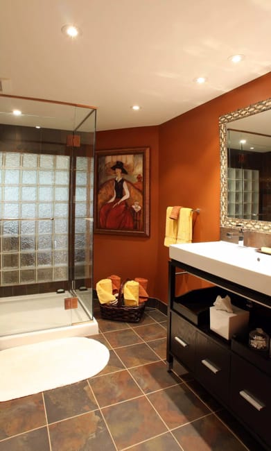 warm design ideas orange color