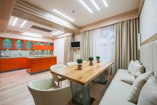 warm design ideas orange color