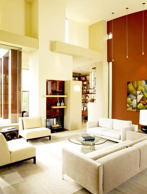 warm design ideas orange color