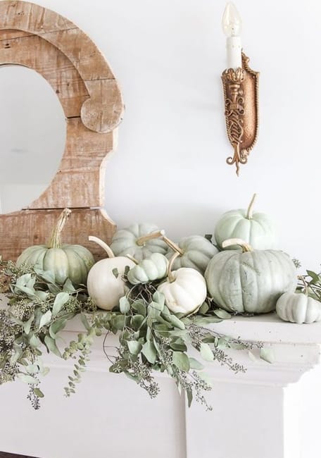 vintage decor fall fireplace mantels