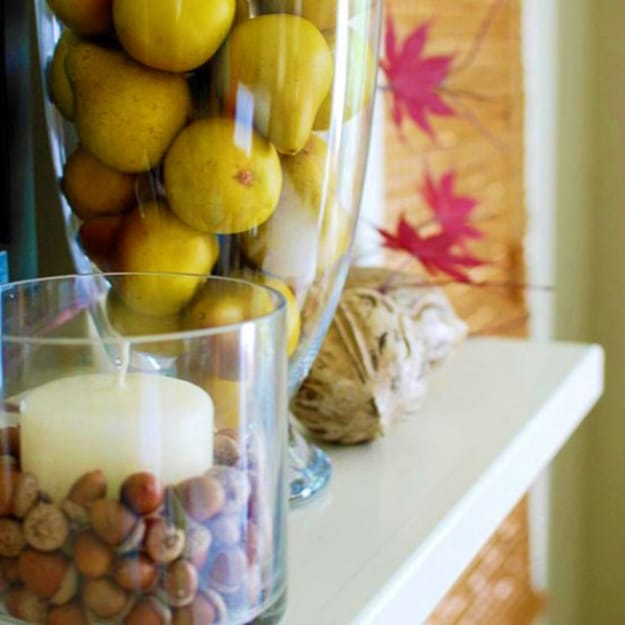 traditional seasonal decor fall fireplace mantels