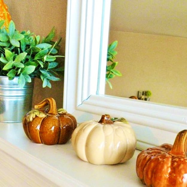 traditional seasonal decor fall fireplace mantels