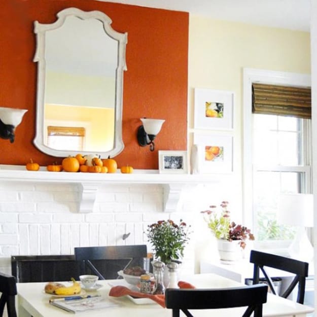 traditional seasonal decor fall fireplace mantels