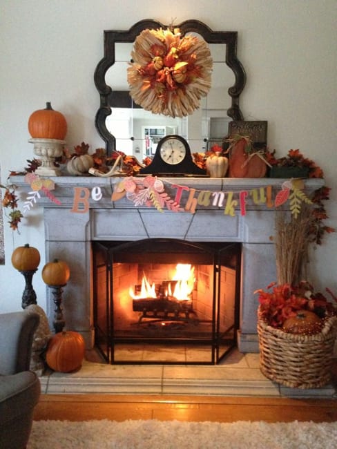 handmade thanksgiving garland