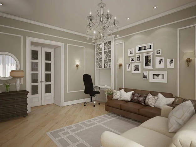 living room design wall paneling ideas