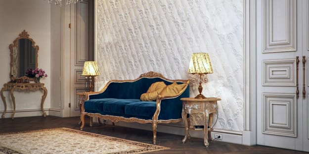 living room design wall paneling ideas