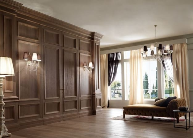 living room design wall paneling ideas