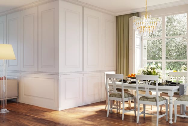 modern dining room decorating