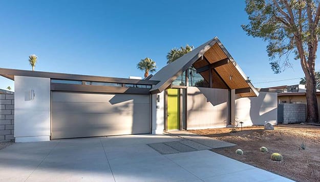 accent door color mid century modern color trends