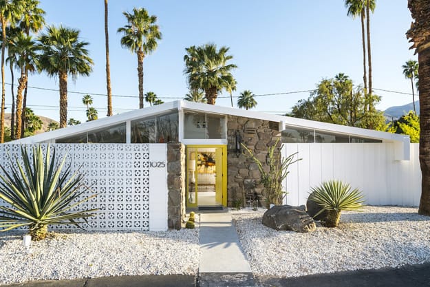 accent door color mid century modern color trends