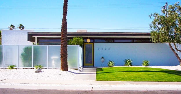 accent door color mid century modern color trends