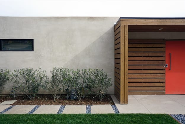 accent door color mid century modern color trends