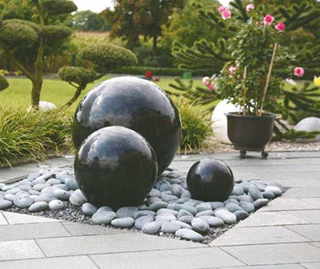contemporary design ideas water fountain yard landscaping
