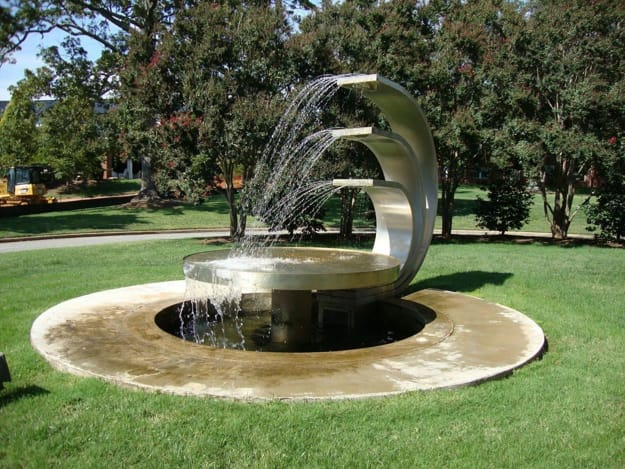 contemporary design ideas water fountain yard landscaping