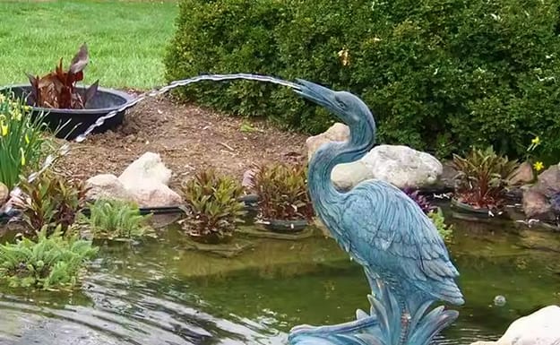 contemporary design ideas water fountain yard landscaping