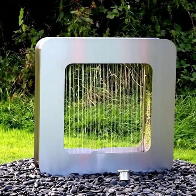 contemporary design ideas water fountain yard landscaping