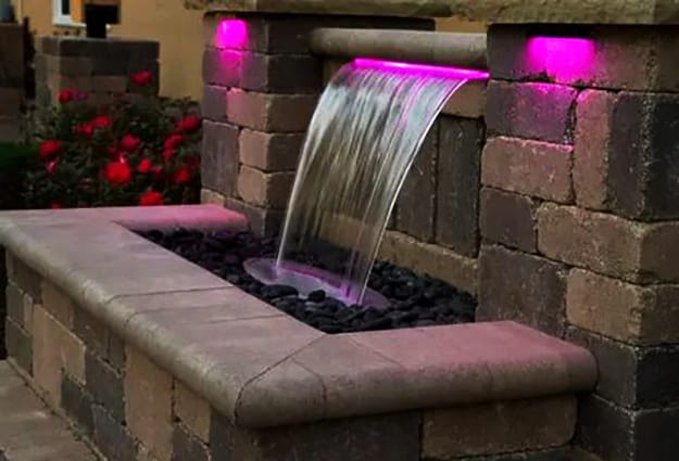 contemporary design ideas water fountain yard landscaping