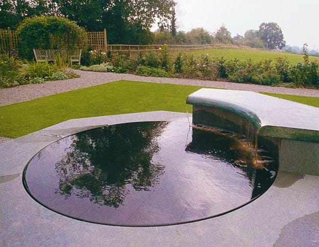 contemporary design ideas water fountain yard landscaping