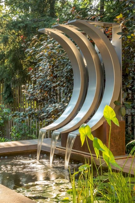 elegant water fountain