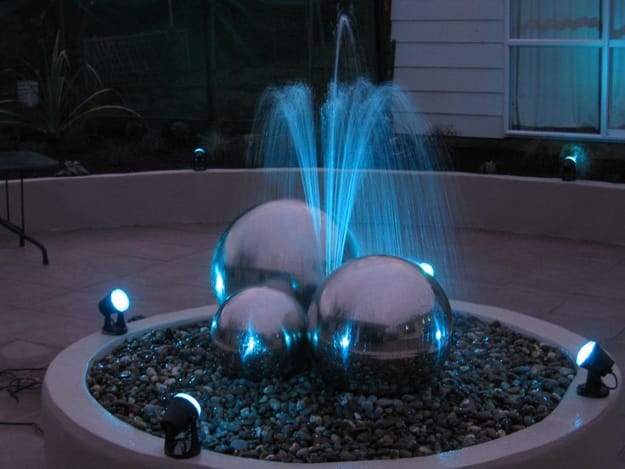 led lights water features
