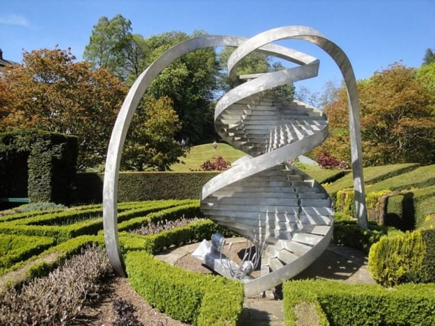 sculptural fountains garden design