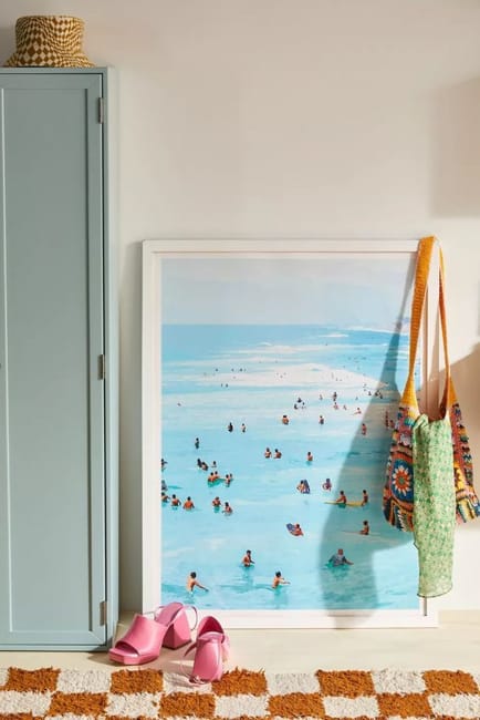 summer themed decor wall art