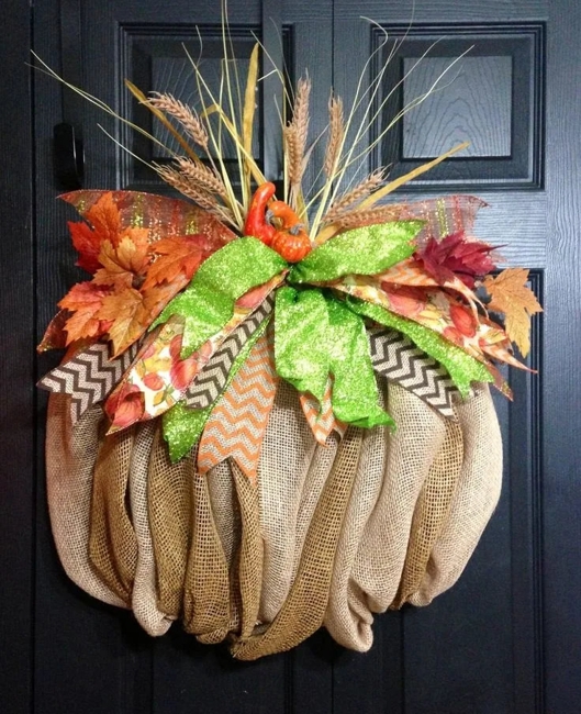 recycled crafts fall decorating