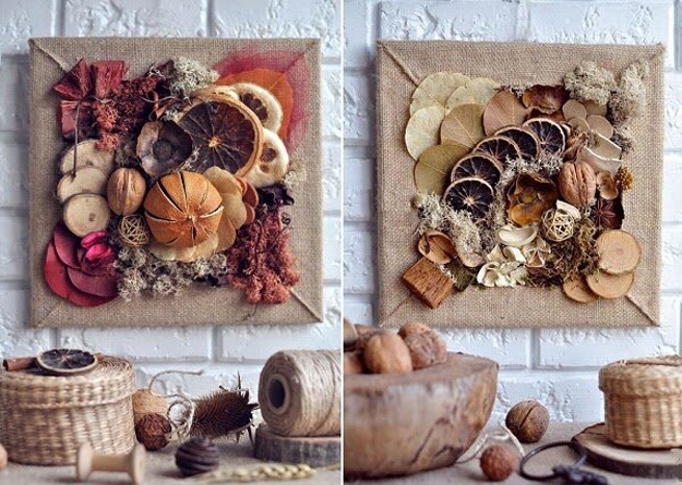 recycled crafts fall decorating
