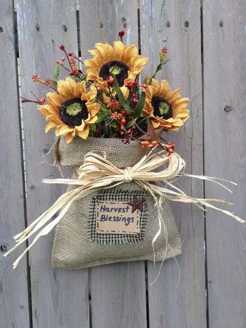 recycled crafts fall decorating