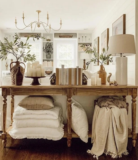 warm interior decorating cold seasons