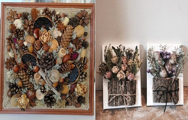 beautiful fall arrangements handmade home decorations