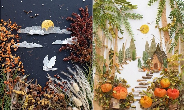 beautiful fall arrangements handmade home decorations