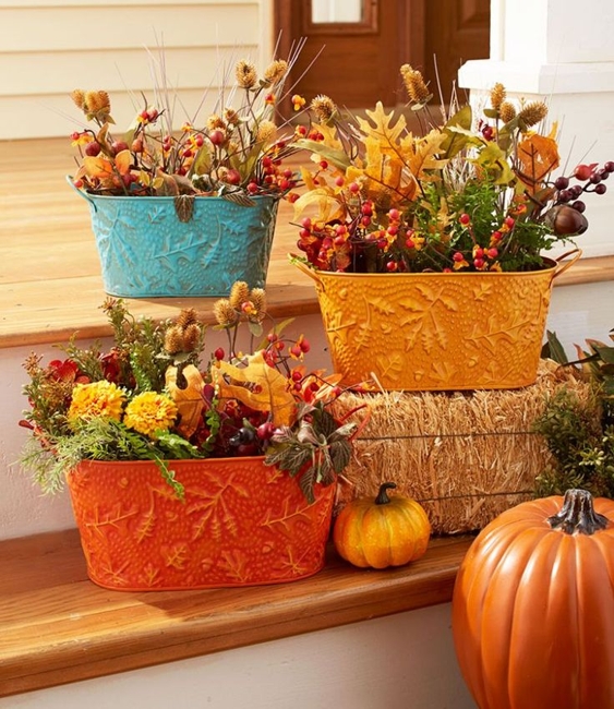 beautiful fall arrangements handmade home decorations
