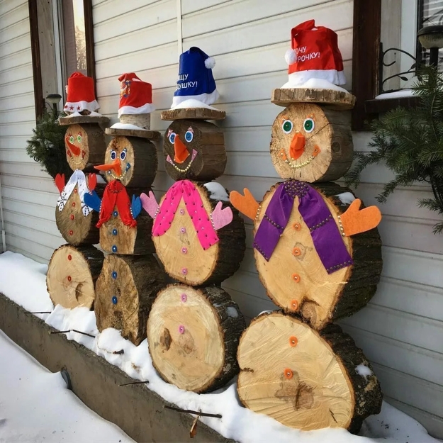 recycled wood craft ideas garden decorations