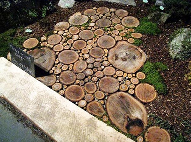 recycled wood craft ideas garden decorations