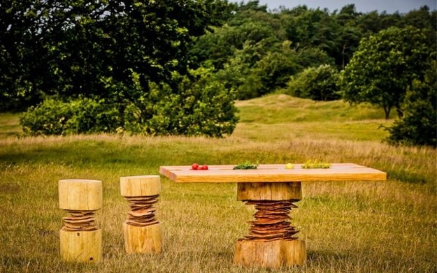 recycled wood craft ideas garden decorations