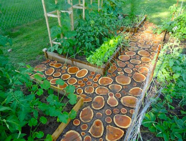 recycled wood craft ideas garden decorations
