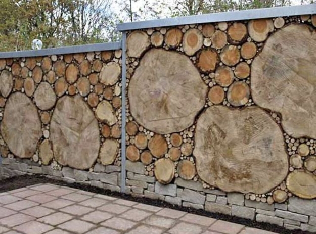 wood fence design