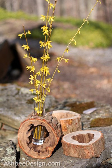 recycled wood craft ideas garden decorations