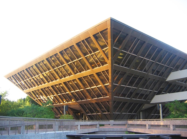 upside down building