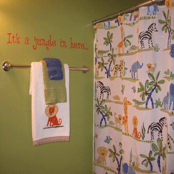 creative colorful young child bathroom decorating themes