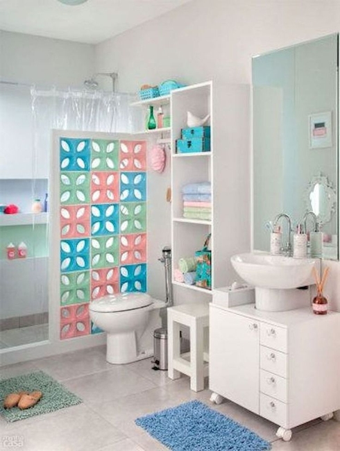 modern children bathroom decorating themes colors ideas