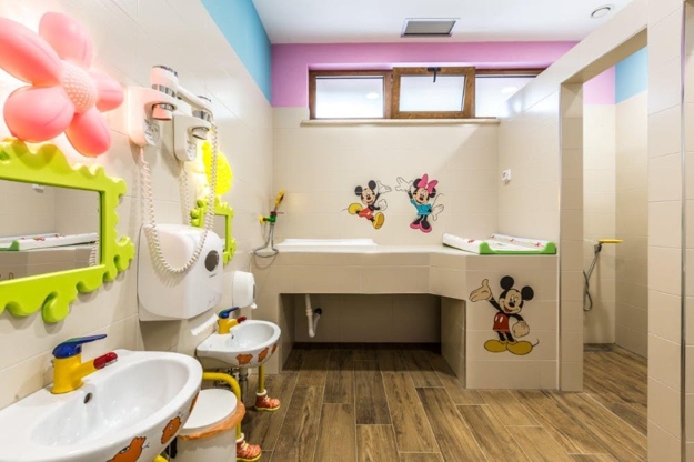 modern children bathroom decorating themes colors ideas