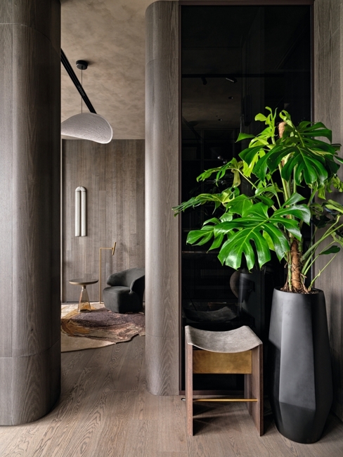 tall planter green decor accents