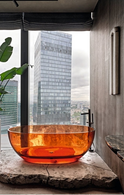 contemporary bathtub