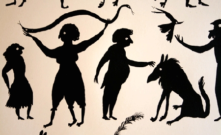 silhouette wallpaper design